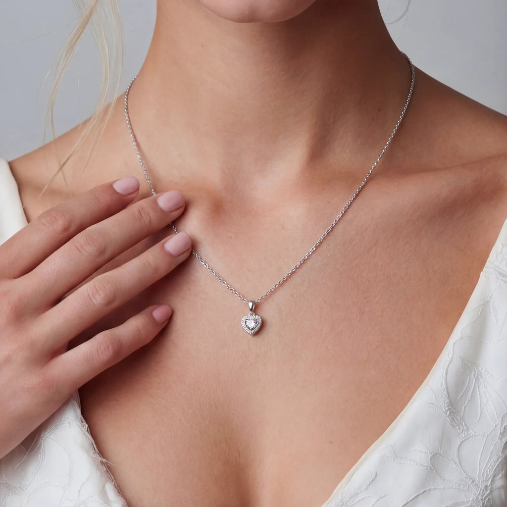 Amour Moissanite Necklace