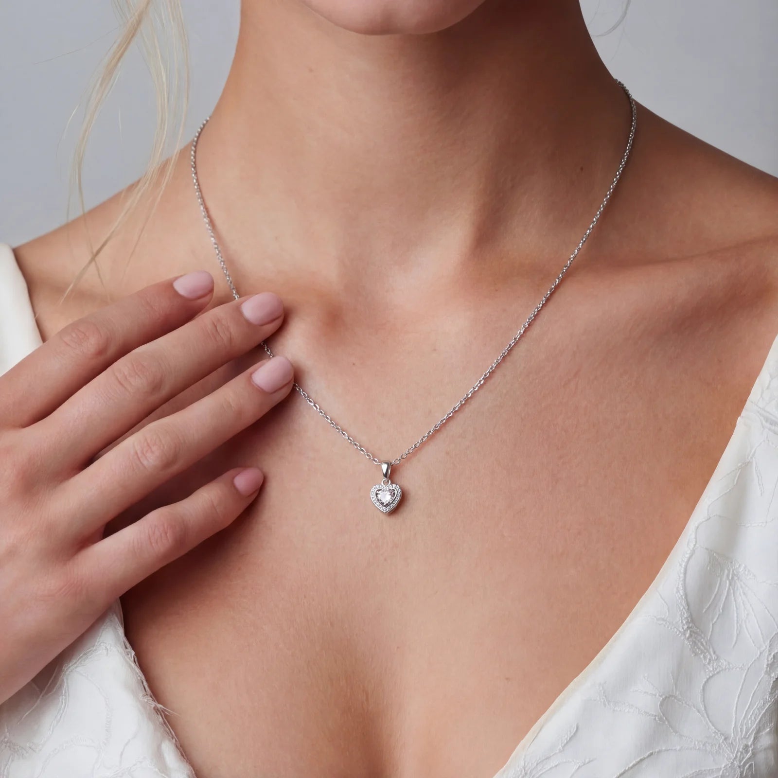 Amour Moissanite Necklace