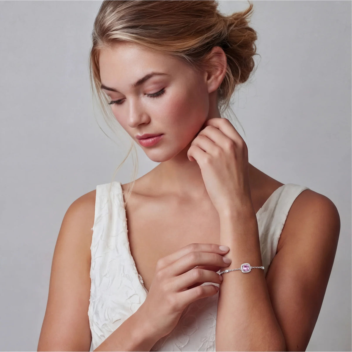 Rosé Moissanite Bracelet