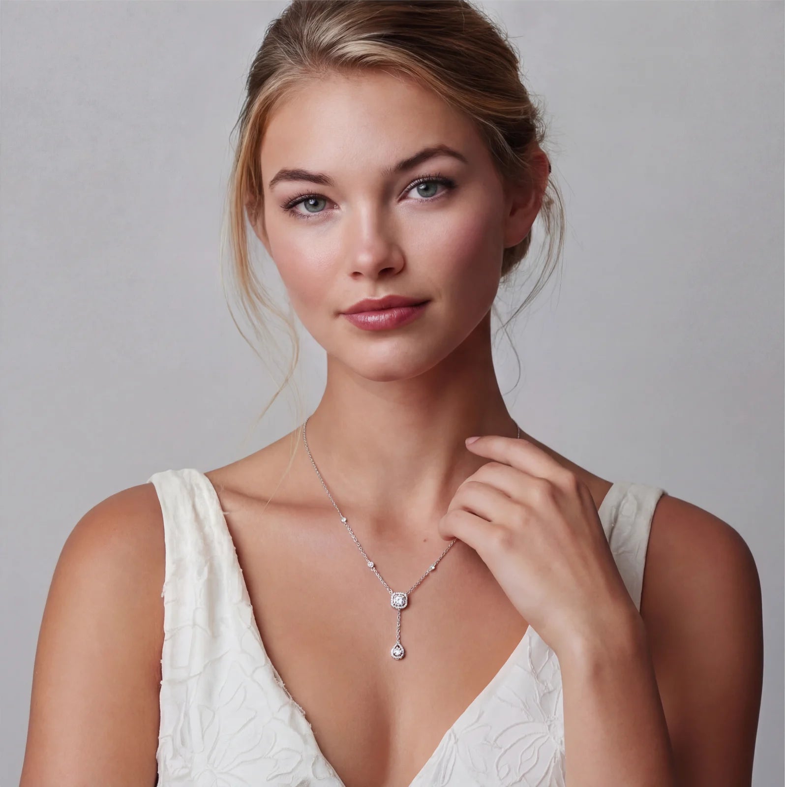 Vesper Moissanite Necklace