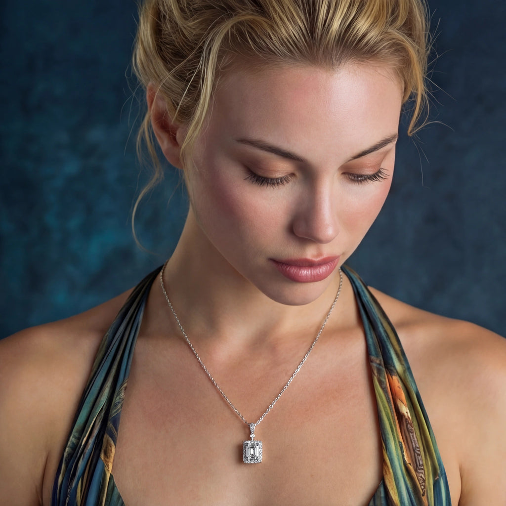 Vela Moissanite Pendant