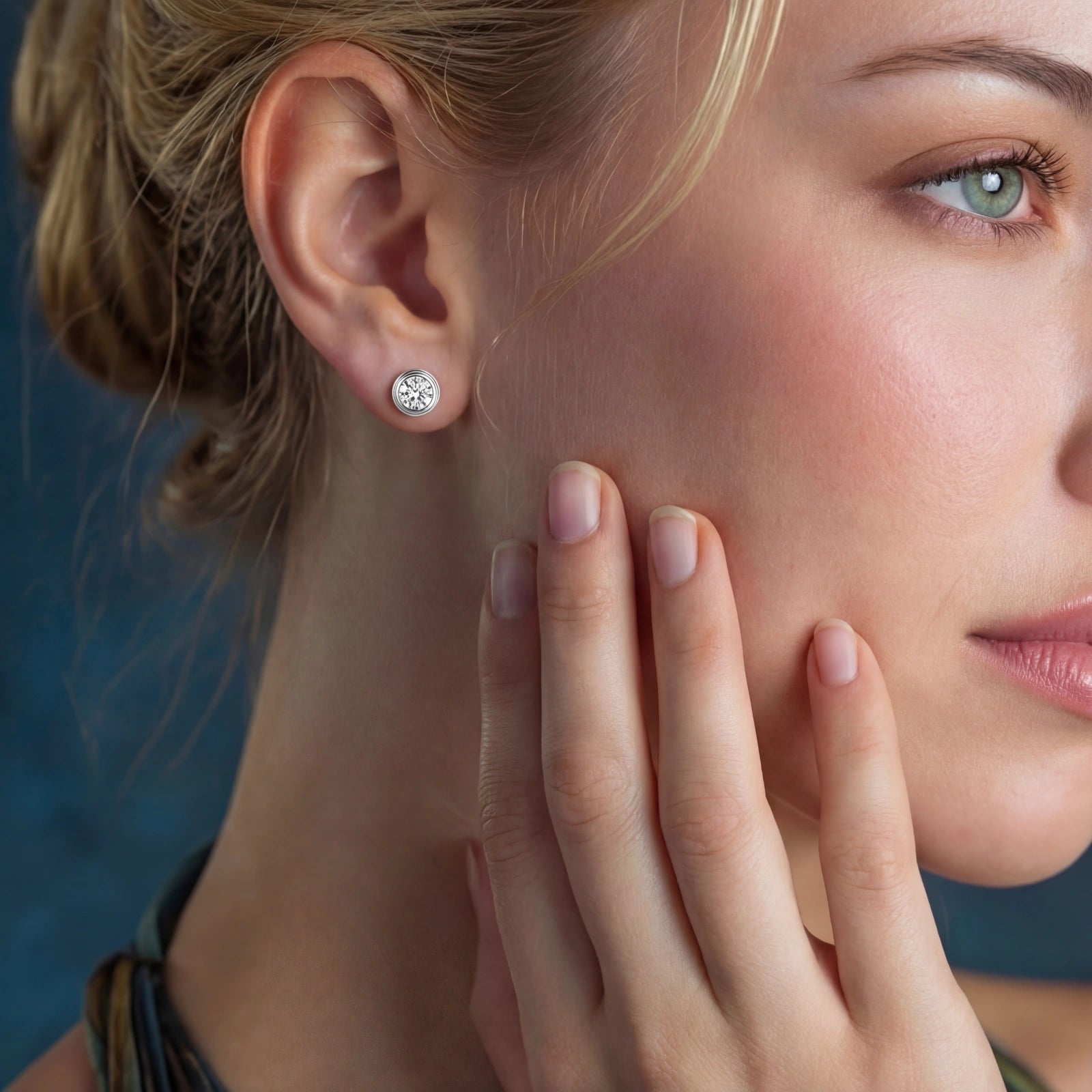 Orbis Moissanite Studs